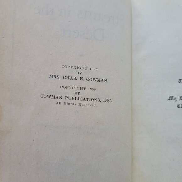 Streams In‎ The Desert Hardcover Devotional Book 29th Printing 1950 Edition - Picture 2 of 9